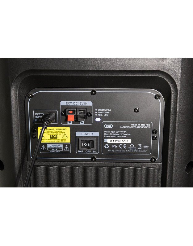 Trevi XF3400 karaoke kolonėlė, 200W