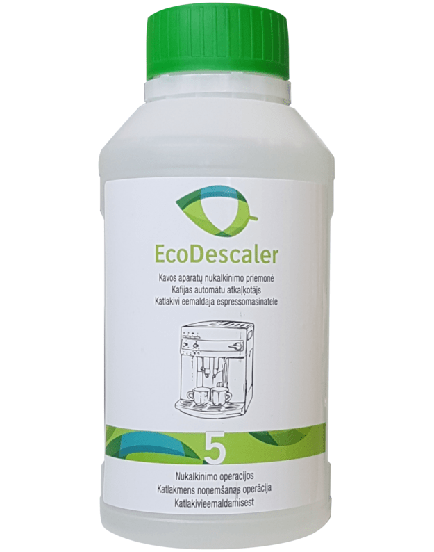 Kavos aparatų nukalkinimo priemonė EcoDescaler 500ml
